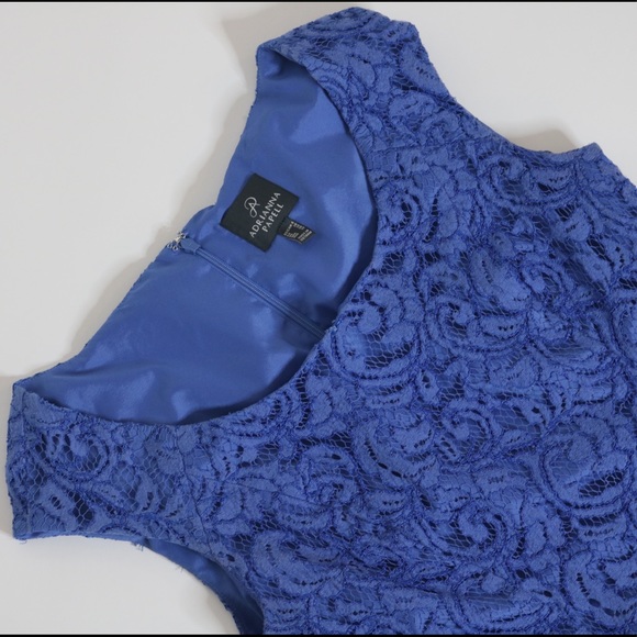 Adrianna Papell Blue Cocktail Dress - Picture 2 of 4